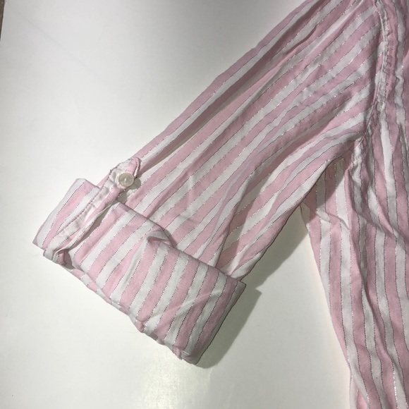 Victoria’s Secret Classic Pink Stripe Pajama Top